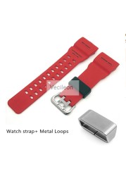 Silicone Resin Watchband for GG-1000 GWG-100 GSG-100 Men Sports Waterproof Replacement Watch Band Watch Accessories with Tools