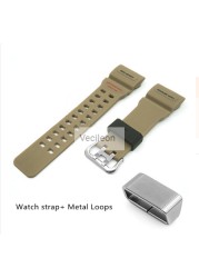 Silicone Resin Watchband for GG-1000 GWG-100 GSG-100 Men Sports Waterproof Replacement Watch Band Watch Accessories with Tools