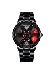 NIBOSI 2020 New Custom Design Car Frame Hub Men Watches Luxury Waterproof Sport Quartz Watch Fashion Men Relogio Masculino