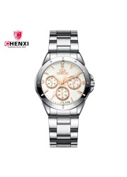 CHENXI Fashion Colors Top Brand Relogio Luxury Women's Watches Casual Waterproof Women's Watch Fashion Dress Rhinestone Watch 2022