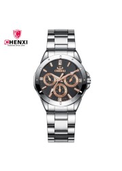 CHENXI Fashion Colors Top Brand Relogio Luxury Women's Watches Casual Waterproof Women's Watch Fashion Dress Rhinestone Watch 2022