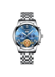 2022 New Fashion Casual Business Men's Charm Watch,Non Mechanical Trend Tourbillon Luxury Multifunctional Quartz Watch Wholesale