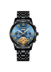 2022 New Fashion Casual Business Men's Charm Watch,Non Mechanical Trend Tourbillon Luxury Multifunctional Quartz Watch Wholesale