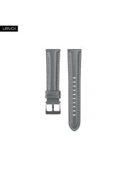 URVOI 22/20mm Band for Galaxy Watch 4 3 Active 41/45mm Genuine Leather Strap for Huawei Watch GT 2 Quick Release Pin Replacement