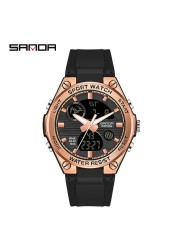 relogio feiminio Watch Women Luxury Rose Gold Women Men Sports Watches LED Electronic Digital Wristwatch Waterproof Watch reloj mujer