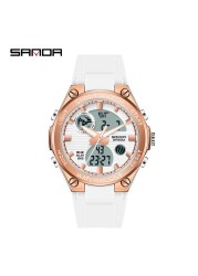 relogio feiminio Watch Women Luxury Rose Gold Women Men Sports Watches LED Electronic Digital Wristwatch Waterproof Watch reloj mujer