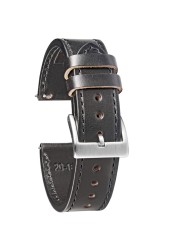 High Quality Horween Genuine Leather Straps Brown Soft Wrap Handmade Horse Leather Watch Strap 18mm 20mm 22mm