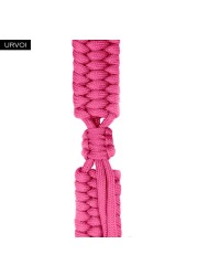 URVOI Parachute Lanyard Band for Apple Watch Series 7 6 SE 5 4 321 Stretch Buckle Rope Strap for iWatch outdoor Design 40 44mm