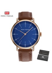 Men's Quartz Watches 2020 Waterproof Luxury Brand Men's Watch Classic Dress Fashion Casual Small Focus Genuine Leather Strap