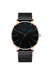 Men Watches 2021 Luxury Male Elegant Ultra Thin Watch Men Business Stainless Steel Mesh Quartz Watch Relogio Masculino Hot Sale