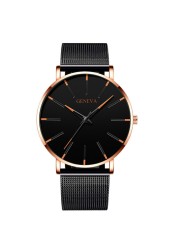 Men Watches 2021 Luxury Male Elegant Ultra Thin Watch Men Business Stainless Steel Mesh Quartz Watch Relogio Masculino Hot Sale