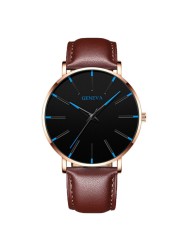 Men Watches 2021 Luxury Male Elegant Ultra Thin Watch Men Business Stainless Steel Mesh Quartz Watch Relogio Masculino Hot Sale