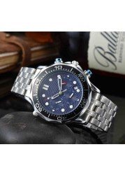 Fashion Luxury Casual Stainless Steel High Quality Sport Dial Man Quartz Watch Wristwatch for Men Relogio