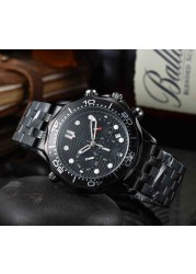 Fashion Luxury Casual Stainless Steel High Quality Sport Dial Man Quartz Watch Wristwatch for Men Relogio