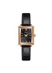 Simple Quartz Watches Women Top Quality Luxury Brand GEDI Leather Wristwatch Rectangle Dial Watch Ladies Dress Accessories