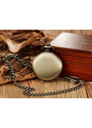 Luxury Hand Wind Mechanical Pocket Watch Vintage Hollow Steampunk Men Watches Roman Numeral Clock With Fob Chain Reloj Hombre