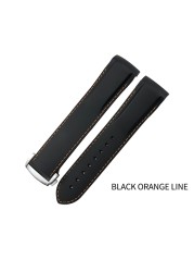 20mm 22mm 19mm 21mm Curved End Rubber Watch Band fit for HUAWEI GT 2 3 Pro Omega Longines Hydroconquest Seiko SKX Silicone Strap