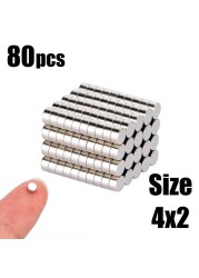 20 50 100pcs 5x2 6x1 6x2 4x2 Neodymium Magnet NdFeB Round Super Strong Permanent Magnetic imanes Disc 4x1 5x3