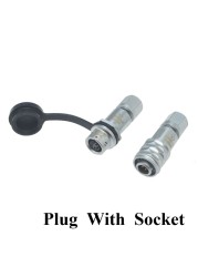 Original Weipu SF6 Connector SF6 2 3 4 5 Pin Male Female Plug Cable In Line Socket Connector Cable SF610/P SF611/S