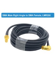 BEVOTOP LMR200 Cable SMA Male to SMA Male Plug 50-3 50ohm Low Loss RF Coaxial Cable Adapter WiFi Antenna Extension Cord Pigtail