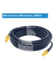 BEVOTOP LMR200 Cable SMA Male to SMA Male Plug 50-3 50ohm Low Loss RF Coaxial Cable Adapter WiFi Antenna Extension Cord Pigtail