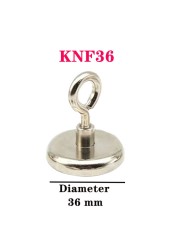 KNF Strong Magnet Search Round With Ring Fishing Game Magnetic Material Can Be Used For Outdoor Recreation Super Strong Magnet