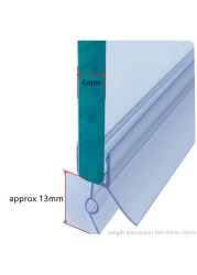 دش شاشة شريط عازل بولي كلوريد الفينيل باب حمام دش شرائط عزل ل 6 مللي متر الزجاج 13-23 مللي متر الفجوة الغراء خالية مقاوم للماء السير الوقائي #40