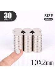 10 20pcs/lot 15x2 15x3 15x4 10x2 12x2mm Strong Magnets Rare Earth Magnets Hot Neodymium Magnets Small Round Magnets