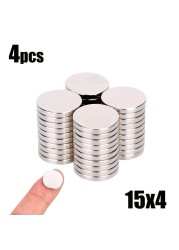 10 20pcs/lot 15x2 15x3 15x4 10x2 12x2mm Strong Magnets Rare Earth Magnets Hot Neodymium Magnets Small Round Magnets