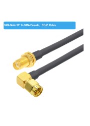 BEVOTOP SMA Male Plug to SMA Female Jack RG58 Cable 50ohm RF Coaxial Pigtail SMA WiFi Antenna Extension Cord Connector Adapter