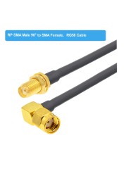 BEVOTOP SMA Male Plug to SMA Female Jack RG58 Cable 50ohm RF Coaxial Pigtail SMA WiFi Antenna Extension Cord Connector Adapter