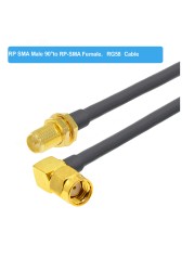 BEVOTOP SMA Male Plug to SMA Female Jack RG58 Cable 50ohm RF Coaxial Pigtail SMA WiFi Antenna Extension Cord Connector Adapter