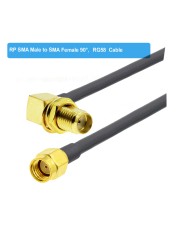 BEVOTOP SMA Male Plug to SMA Female Jack RG58 Cable 50ohm RF Coaxial Pigtail SMA WiFi Antenna Extension Cord Connector Adapter