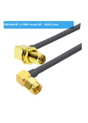 BEVOTOP SMA Male Plug to SMA Female Jack RG58 Cable 50ohm RF Coaxial Pigtail SMA WiFi Antenna Extension Cord Connector Adapter