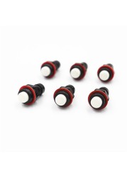 6pcs DS-211 DS-213 Push Button Switch 10mm Momentary/Self-Lock Round Button Switch DS211 DS213 Miniature