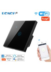 WiFi Smart Switch Water Heater Tuya EU/UK/US/Brazil Standard Luxury Glass Voice Control Touch Alexa Smart Google Home Switches