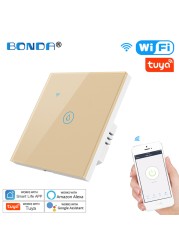 WiFi Smart Switch Water Heater Tuya EU/UK/US/Brazil Standard Luxury Glass Voice Control Touch Alexa Smart Google Home Switches