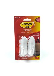 3M Adhesive Hooks for Hanging Damage Free Hanging Hooks Remove Pure Large/Medium/Small Size