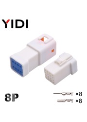 5/10 Sets Micro JST 2/3/4/6/8 Pin Auto Snap Connector Waterproof Wire Connector Housing Male Female Plugs With Terminals