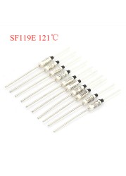 10pcs/lot NEC 250V 10A SF119E/SF129E/SF139E/SF188E Thermal Fuse Thermal Cutout 121/133/142/192/240℃ Fuse Temperature