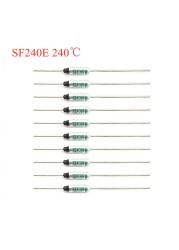 10pcs/lot NEC 250V 10A SF119E/SF129E/SF139E/SF188E Thermal Fuse Thermal Cutout 121/133/142/192/240℃ Fuse Temperature