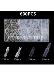 400/600pcs Bullet Termin Electrical Wire Connector Connector Kit SN48B Crimping Tool Crimp Terminals for Cars Automobiles Motorcycle