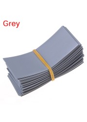 PVC Li-ion Heat Shrink Tubing, 100pcs, 18650 Battery Case, Pre-cut 72 x 18.5mm, Battery Cover