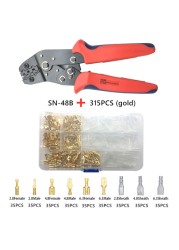 900/600/315pcs 2.8/4.8/6.3mm Insulated Crimp Terminals Seal Electrical Wire Connectors Crimp Terminal Connector Assortment Kit