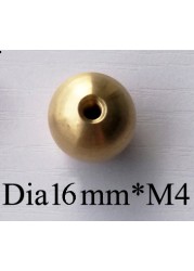 10pcs/lot M3/M4/M5/M6/M10 brass female ball head copper inner teeth ball nut, light cap nut cap, lighting accessories