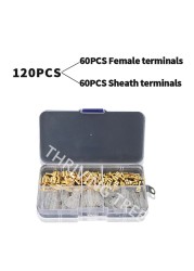 270/135/120pcs 2.8/4.8/6.3mm Insulated Crimp Terminals Seal Electrical Wire Connectors Crimp Terminal Connector Assortment Kit