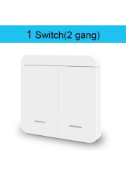 Mini Module WiFi Tuya Smart Light Switch Wall Panel Push Button Switch 433MHZ Wireless Electric Home Remote Control 220V 10A