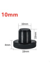 Black White Silicone Rubber Hole Plugs 2.7mm-14mm T Taipei Round Solid Hole Caps High Temperature Seal Stopper Dust Plug