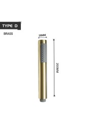 Brushed Gold Handheld Shower Head Bathroom Gold Finish Brass Or Stainless Steel Shower Bath Spray Handheld Shower Heads