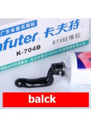 Kafuter K-704 705 704B White Black Transparent Industrial Silicone Adhesive Glue 45g